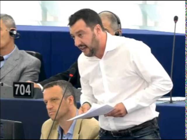 Salvini in tre minuti smonta le euroballe di Renzi